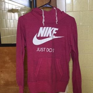 Pink nike hoodie